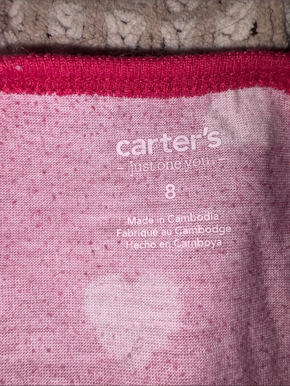 Carter's Heart Print NightGown sz 8